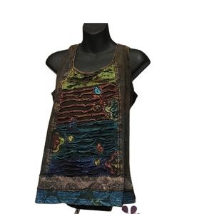 NWT.  SacredThreads Tank Top.   219454.  LG/CL/GR01